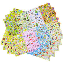 No-Duplicate Variety Cartoon Sticker Pack Assortment Set Sheets for Kids